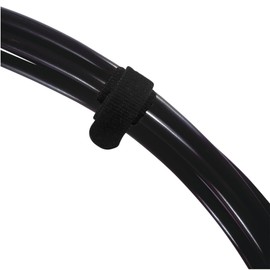 Rip-Tie Lite 1/2x8" Light-Duty Strap, 10/Pack, Black