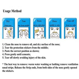 100pcs Disposable Better Breath Nasal Strips Large Right Way to Stop Snore Anti Snoring Improve Sleep Quality