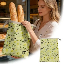 Bolsa Ecológica De Cera De Abeja Para Conservar Pan