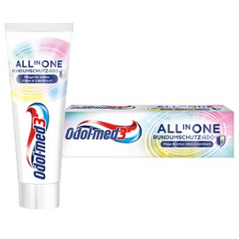 Odol-med3 All in One Rundumschutz 40+, Zahnpasta, Zahnpflege ab 40 Jahren für empfindliche und reifere Zähne und Zahnfleisch, 75ml, Zahncreme
