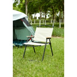 1-Piece Folding Outdoor Chair for Indoor & Outdoor Use - Camping, Picnics, Beach, Backyard