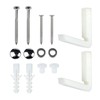 Cheeroyal Angled Floor Bathroom WC Toilet Pan/Bidet Side Fixing Bathroom