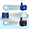 Aqua Dream 90 GPH Submersible Pump(300/H,2.5W) Ultra Quiet Adjustable Water