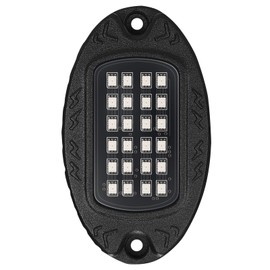 1 Pods Alloy Rock Light Used to Replace The Damaged Light, Support for 6pods, 8pods, 10pods, 12pods Alloy RGB LED Rock Lights Underglow Neon Lighting Kits ﻿