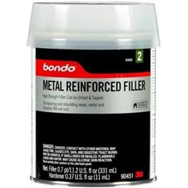 Bondo Metal Reinforced Filler - High Strength Filler, Can be Drilled and...