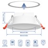 RGB LED Downlights for Ceiling Recessed Ceiling Spotlight with Remote