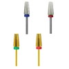 TopHomer 4PCS Nail Drill Bits, 2.76 * 0.47in Diamond Cuticle