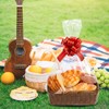 Awpeye Clear Basket Bags 20Pack Large Cellophane Gift Bags for