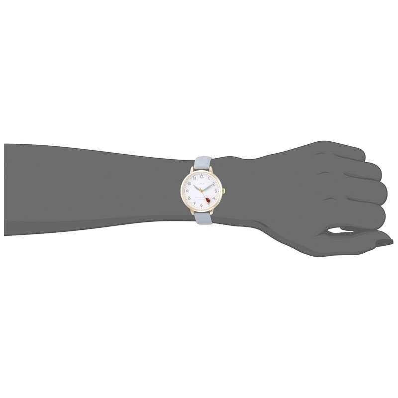 Fieldwork GY039-1 Women's Analog Wristwatch, Fleury, Flower Motif, Leather Strap,