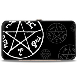Buckle-Down Women's Hinge Wallet-Supernatural, Multicolor, One Size