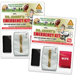 SHART Football Team Player Fan Wet Fart Emergency Kit - Funny Gift Gag Party Favors, Thanksgiving, Xmas Stocking Stuffer, Father's Day, Dad, Husband, Brother (2)