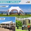 GALTEED Canopy Water Weight Bag,88 LBS Water Tent Weights Set