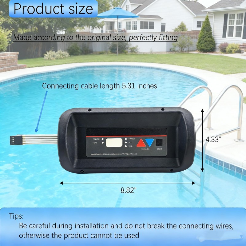 FDXLBKP1930 Keypad and Bezel Assembly - Fit for H-Series Pool