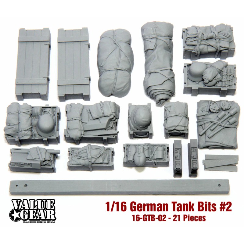 Value Gear 1/16 German Tank Bits Set #2 - 16-GTB-02