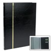 Safe 158 Stamp Album Insert Book Large Format 16 Black