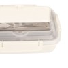 Lunch Box 4 Compartments Design 304 Stainless Steel Matching Tableware