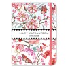 Museums & Galleries Hardcover Lined Journal - Red Floral Design