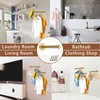 Sumnacon 2 Pcs 10 Inch Industrial Pipe Clothes Bar -