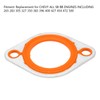 Thermostat Water Neck Housing Gasket Aluminum Silicone Replacement for CHEVY