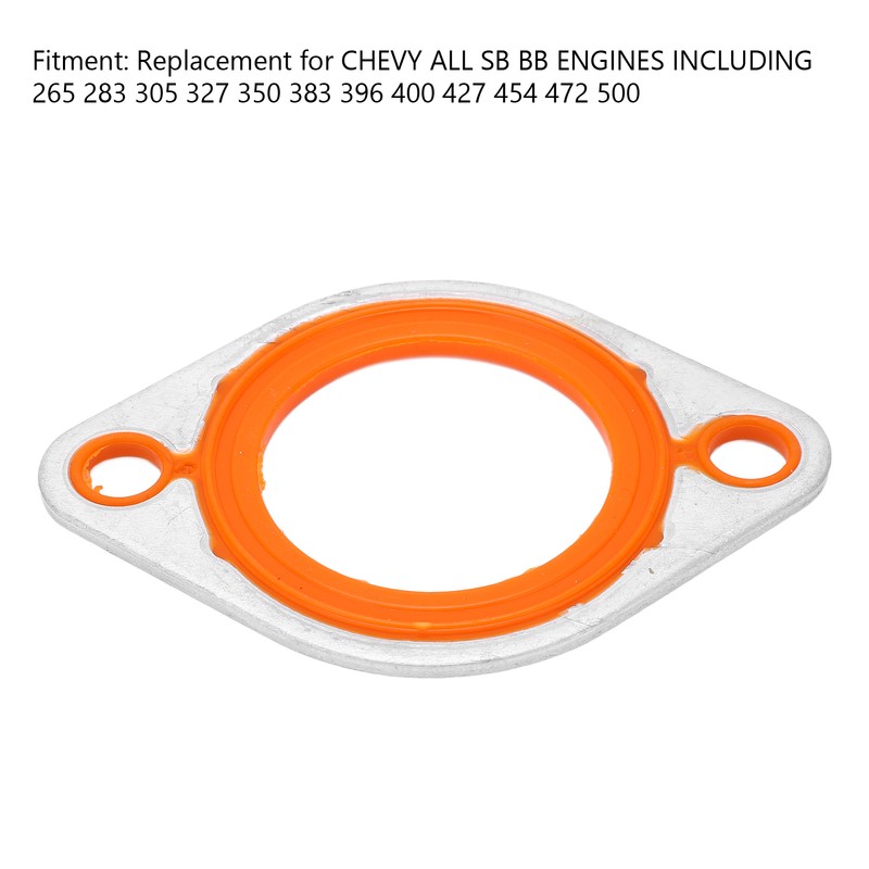 Thermostat Water Neck Housing Gasket Aluminum Silicone Replacement for CHEVY