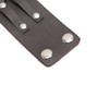 2pcs Wide PU Leather Bracelet Wrist Cuffs Punk Cuff Bracelet