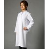 Lab Coatnet Women's Exam Cloth Long Sleeve White, white