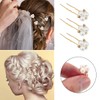 Gnognauq 11 pcs Pearl Hair Pins Hair Combs Bridal Pearl