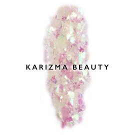 KARIZMA Iridescent Glitter. 30g Chunky Face Glitter, Hair Glitter, Eye Glitter and Body Glitter for Women. Rave Glitter, Festival Accessories, Cosmetic Glitter Makeup. Loose Glitter Set