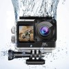 5K30FPS WiFi Action Camera Front and Rear Dual Screen Built