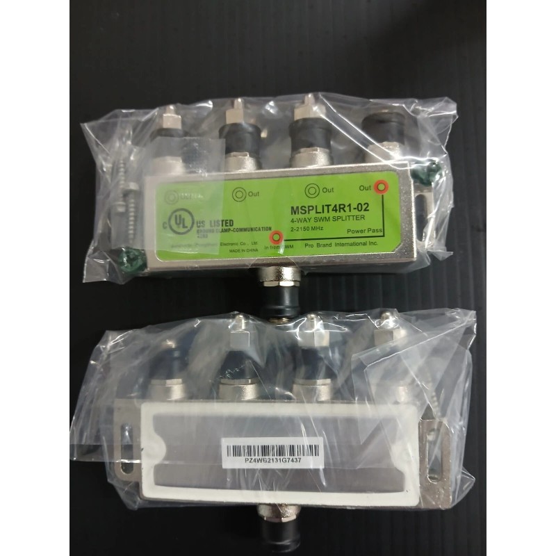 DIRECTV 4-WAY SWM SPLITTER GREEN LABEL FREE SHIPPING!!!