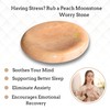 Peach Moonstone Worry Stones – Crystal Thumb Worry Stone for