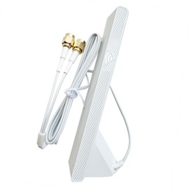 Antena WiFi 6e 7 2T2R WiFi WLAN Antena magnética doble antena inalámbrica para Gigabyte Z790 X670 B650/AORUS X TR50X Series Motherboard Wifi7 (blanco)