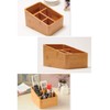Holzsammlung Desk Organiser Multifunctional Bamboo Storage Boxes Office Box with