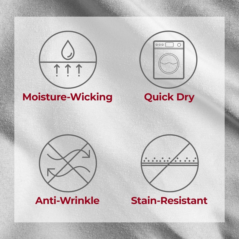 Mellanni King Size Fitted Sheets - All Around Elastic Bed