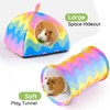Glittme Guinea Pig Hideout, Soft Guinea Pig Bed and Tunnel,