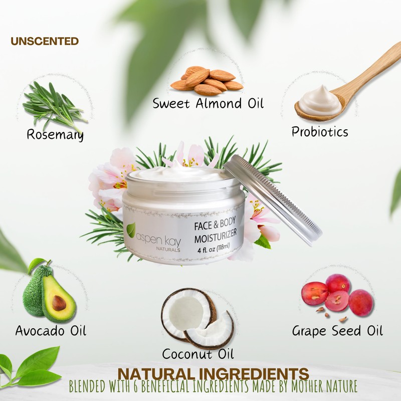 Aspen Kay Naturals Face & Body Moisturizer | Deep Moisturizing
