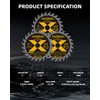 ANGELSWORD 3 Inch Circular Saw Blade, 7/16" Arbor 24T, for
