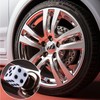 MEAJOO 4PCS Dice Shape Tire Valve Stem Caps, Universal Copper