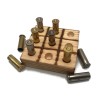 2nd Shot Round Tic Tac Toe Bullet Casing Board, Man