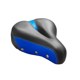 ALTREGO Asiento para Bicicleta Prostático, Ancho y Muy Cómodo, Incluye Broche (Negro)