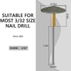 C12rtive Pedicure Drill Bit, Diamond Carbide Foot Nail Drill Bit