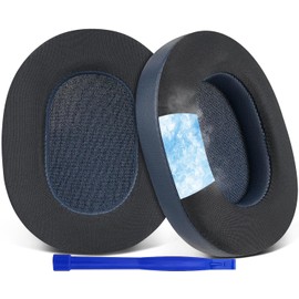 SOULWIT Kühlgel Ersatzpolster Ersatz Ohrpolster für Sony WH-1000XM5 (WH1000XM5) Kopfhörer mit Geräuschunterdrückung, Ohrpolsterkissen mit hochdichtem Geräuschisolierschaum, zusätzliche Dicke