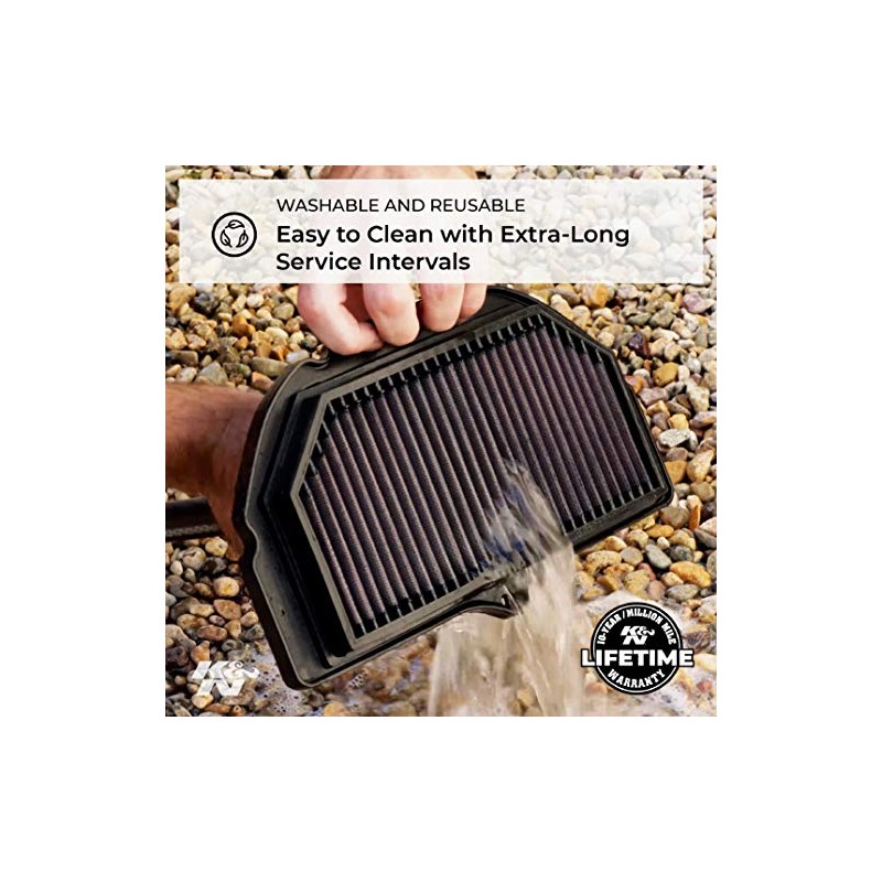 K&N Filtro de Aire para Motor Powersport KA-6415 Compatible con
