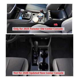 SXCY for 2025 Forester Armrest Cover for Forester 2025 Accessories [Not for 2026 Updated Center Console] 2025 Forester Center Console Cover 2025 Forester Middle Console Cover (Blue Line)