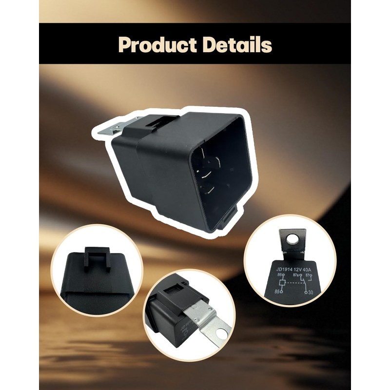 OWNDR Engine Cooling Fan Motor Relay Fit for Jeep Wrangler