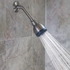 High Pressure Showerhead Brushed Nickel - Best Wall Mount, Bathroom,