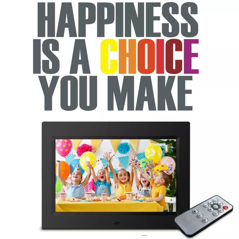 Sonicgrace 10” Digital Photo Frame with Remote Control, 16:9 LCD