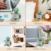 Kuppi Funny Positive Crochet Animals Turtle Gifts for Mom Unique