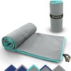 PEAQUE Microfibre Towel with Structure - Lightweight, Compact, Quick-Drying, XXL