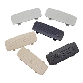Car Interior A B C Pillar Cover Airbag Emblem Trim Cap 3C0853437C 1K8853437 5G0853437 Compatible with VW Golf 5 6 GTI Jetta Mk5 A5 A6 Passat CC B6 B7 -Grey